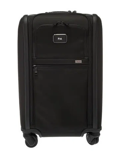 Pre-owned Tumi Canvas Carry-on Suitcase In Black