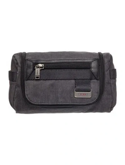 Pre-owned Tumi Canvas Clutch In Grey