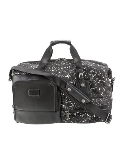 Pre-owned Tumi Canvas Crossbody Bag In Black