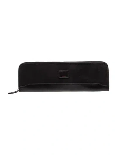 Pre-owned Tumi Canvas Evening Bag In Black