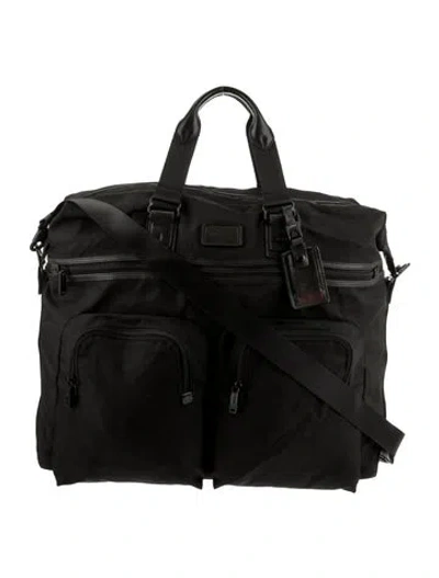 Pre-owned Tumi Canvas Garment Bag In Black