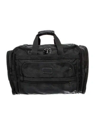 Pre-owned Tumi Canvas Garment Bag In Black