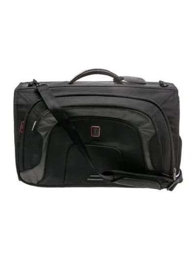 Pre-owned Tumi Canvas Garment Bag In Black