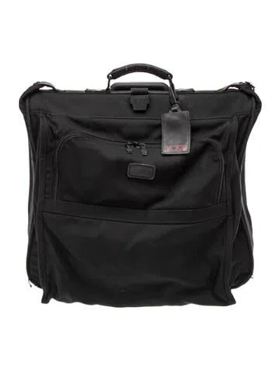 Pre-owned Tumi Canvas Luggage Bag In Black