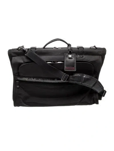 Pre-owned Tumi Canvas Messenger Bag In Black