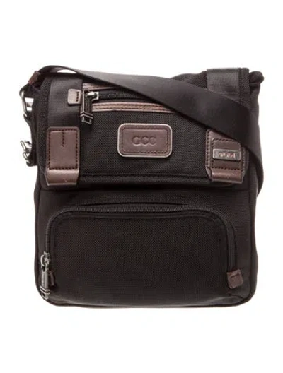 Pre-owned Tumi Canvas Messenger Bag In Brown