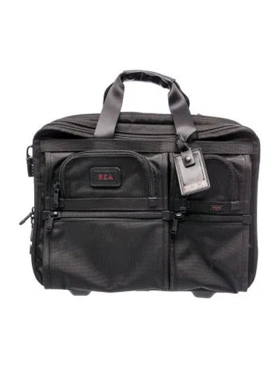 Pre-owned Tumi Canvas Roller Carry-on In Black