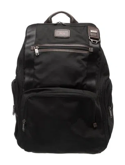 Pre-owned Tumi Canvas Rolling Travel Bag In Black