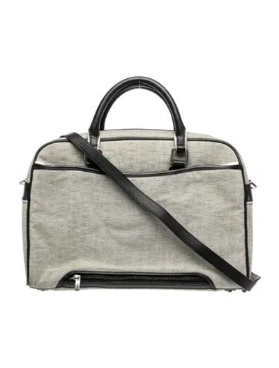 Pre-owned Tumi Canvas Shoulder Bag In Gray