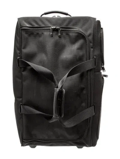 Pre-owned Tumi Canvas Suitcase In Black