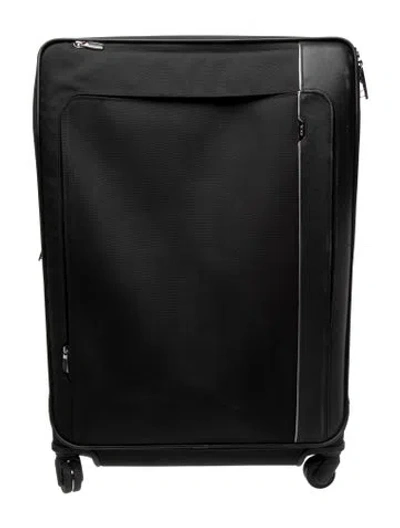 Pre-owned Tumi Canvas Suitcase In Black