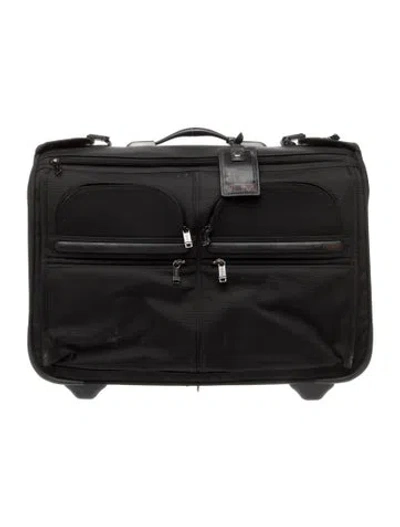 Pre-owned Tumi Canvas Suitcase In Black