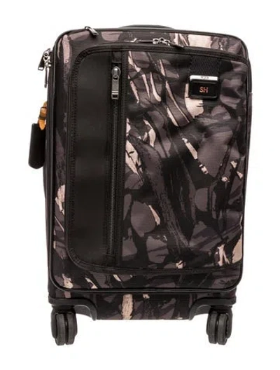 Pre-owned Tumi Canvas Suitcase In Black