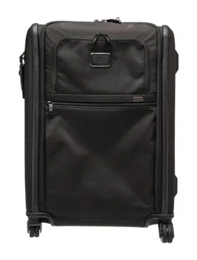 Pre-owned Tumi Canvas Suitcase In Black