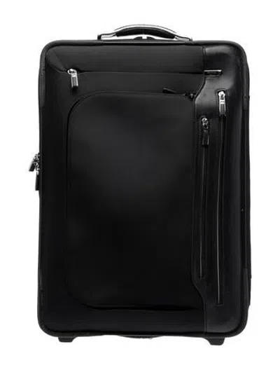 Pre-owned Tumi Canvas Suitcase In Black