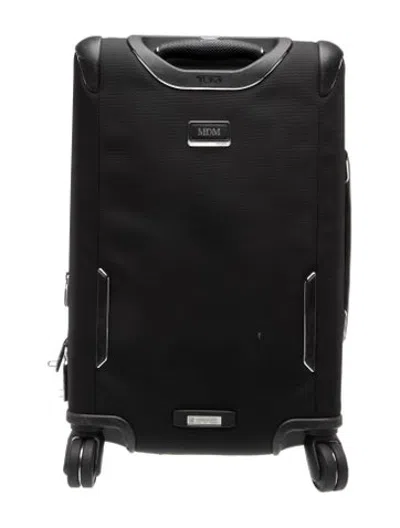 Pre-owned Tumi Canvas Suitcase In Black