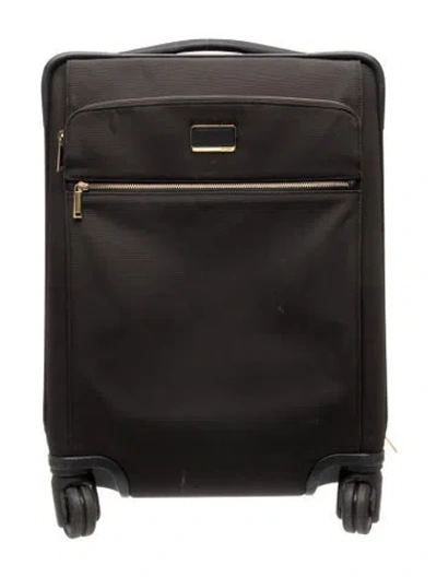 Pre-owned Tumi Canvas Suitcases In Black