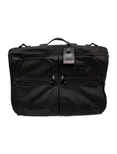 Pre-owned Tumi Canvas Trunk In Black