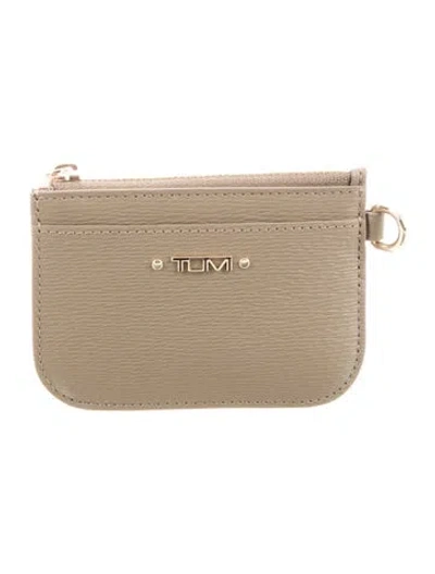 Pre-owned Tumi Canvas Wallet In Neutral