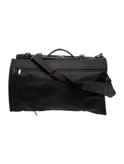 Pre-owned Tumi Canvas Weekender Bag In Black