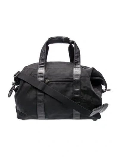 Pre-owned Tumi Canvas Weekender Bag In Black