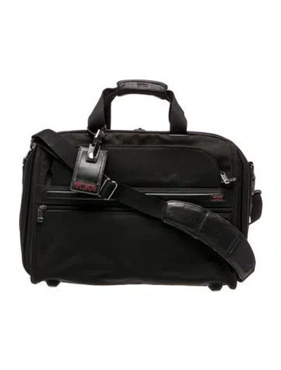 Pre-owned Tumi Canvas Weekender Bag In Black