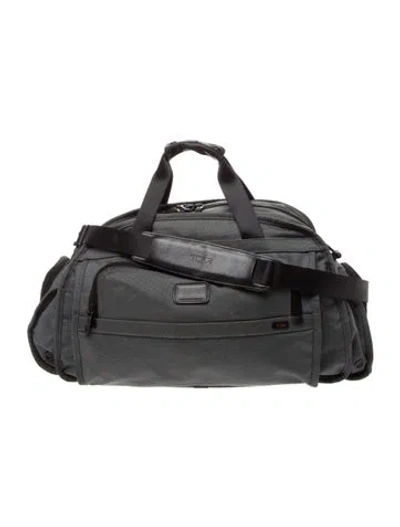 Pre-owned Tumi Canvas Weekender Bag In Gray