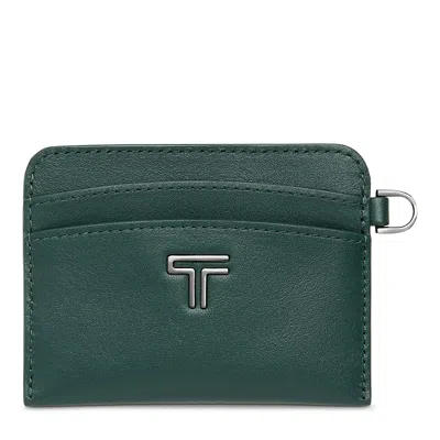 Tumi Card Case In Alpine Green