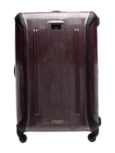 Pre-owned Tumi Carry-on Luggage In Purple