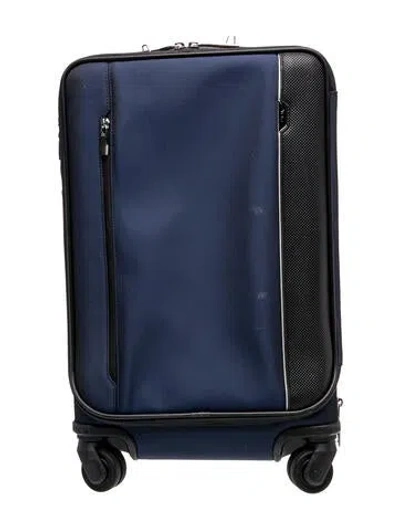 Pre-owned Tumi Carry-on Suitcase In Blue