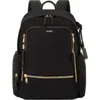Tumi Voyageur Celina Small Backpack In Black/gold