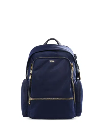 Tumi Celina Logo-plaque Zip-fastening Backpack In Blue