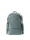 Tumi Celina Logo-plaque Zip-fastening Backpack In Green