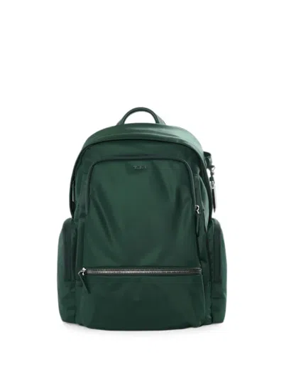 Tumi Celina Logo-plaque Zip-fastening Backpack In Green