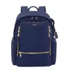 Tumi Celina Logo-plaque Zip-fastening Backpack In Purple