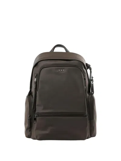 Tumi Celina Multi-pocket Logo-plaque Backpack In Brown