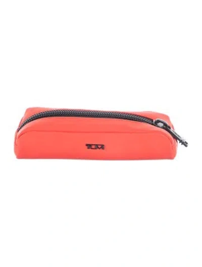 Pre-owned Tumi Coated Canvas Modular Pouch In Multi