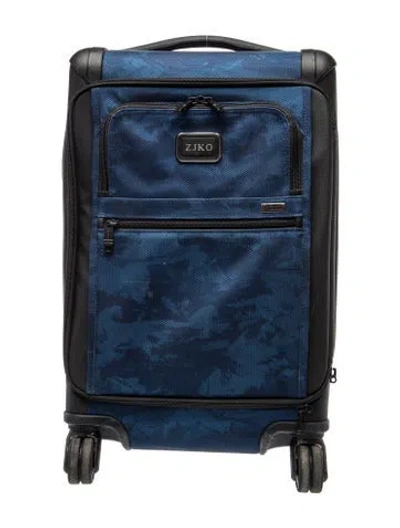 Pre-owned Tumi Color-block Carry-on Suitcase In Multi