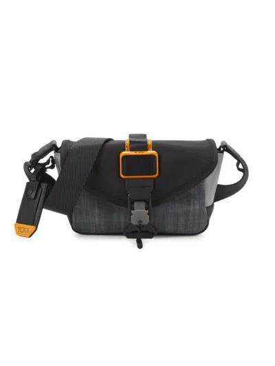 Tumi Kids'  Compass Colorblock Messenger Bag In Steel