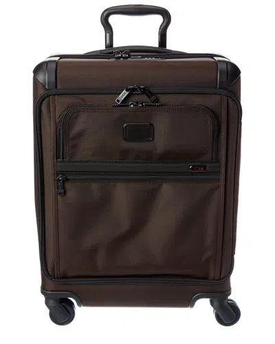 Tumi Cont Front Lid Expandable 4 Wheel Carry-on In Brown
