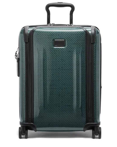 Tumi Cont Front Pocket Expandable Carry-on In Green