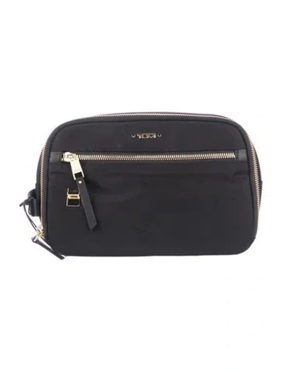 Pre-owned Tumi Cosmetic Bag In Black