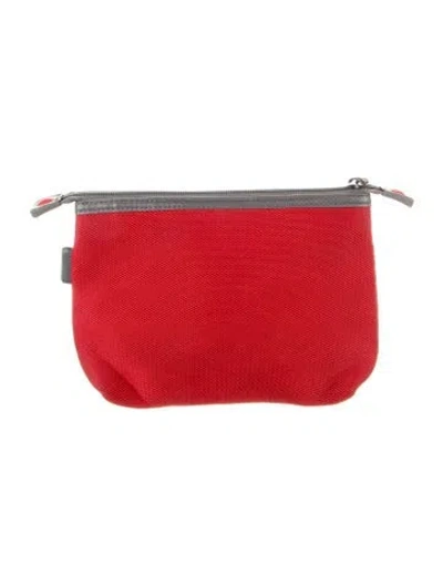 Pre-owned Tumi Cosmetic Bag In Red