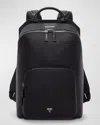Tumi Davide Calf Leather Backpack In Black