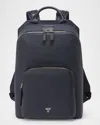 Tumi Davide Calf Leather Backpack In Navy
