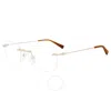 Tumi Demo Rectangular Men's Eyeglasses Vtu020 0594 56