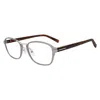 Tumi Demo Rectangular Men's Eyeglasses Vtu023 0627 52 In Gray