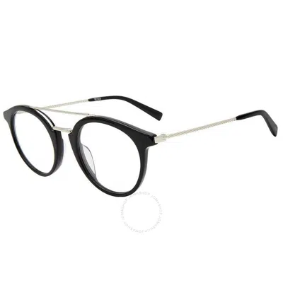 Tumi Demo Round Unisex Eyeglasses Vtu022 0700 48 In Black