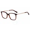 Tumi Demo Square Ladies Eyeglasses Vtu519 0722 52