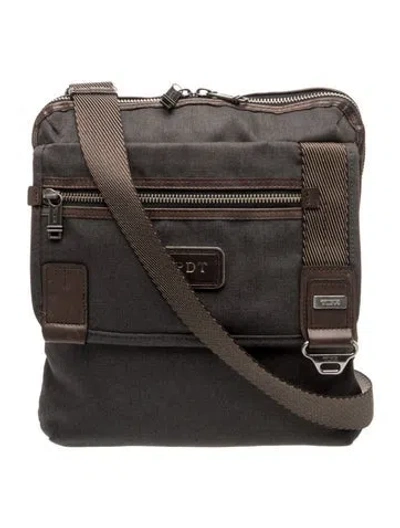 Pre-owned Tumi Denim Crossbody Bag In Multi